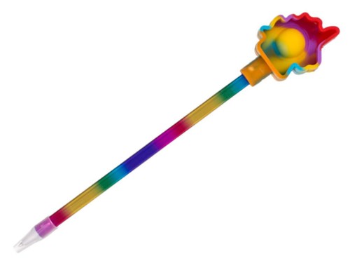 Tęczowy Długopis Fidget Pop Popit Pop It wzory mix 1.jpg