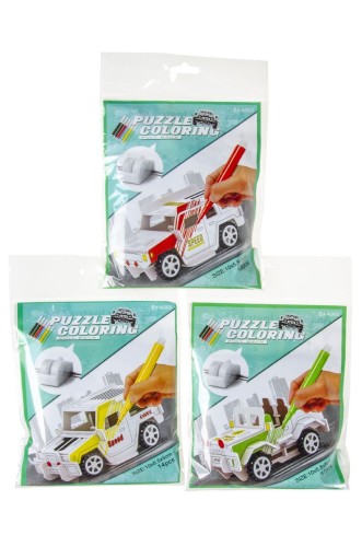 Zbuduj i pokoloruj samochód - puzzle 3D Kreatywne (2).jpeg