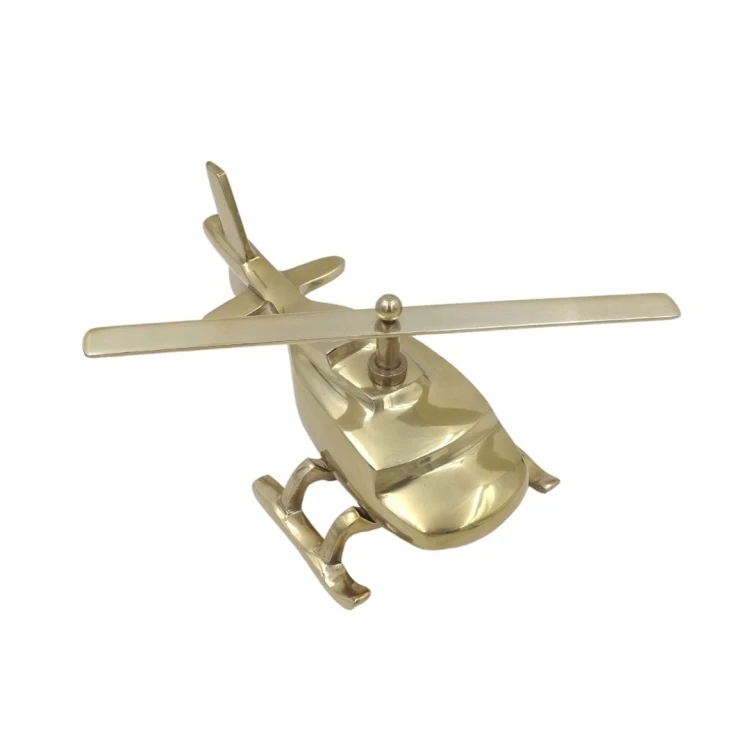 Metalowy model helikoptera - aluminium Figurka (2).jpg