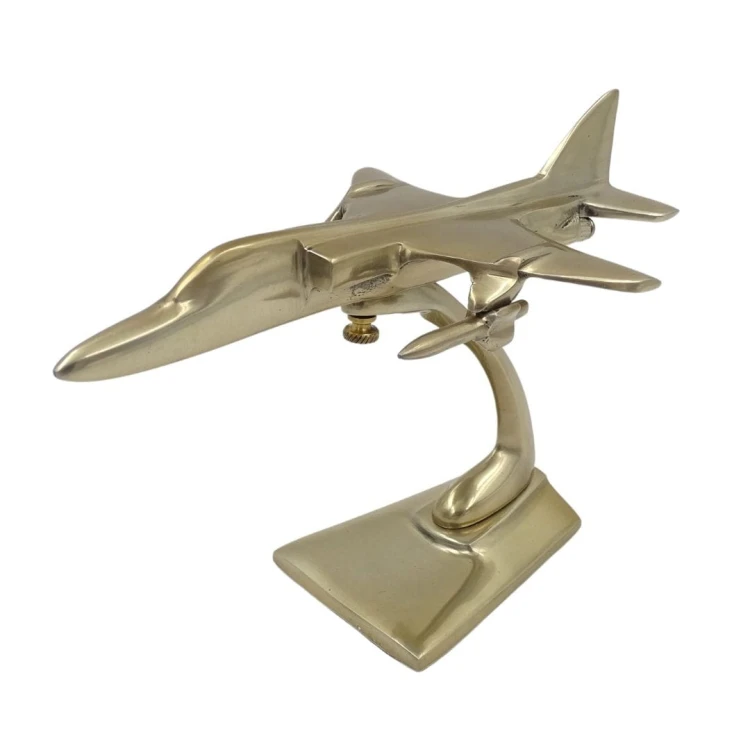 Metalowy model myśliwca Jaguar - aluminium Figurka (1).jpg