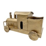 Retro lokomotywa - model metalowy Parowa Figurka (2).jpg