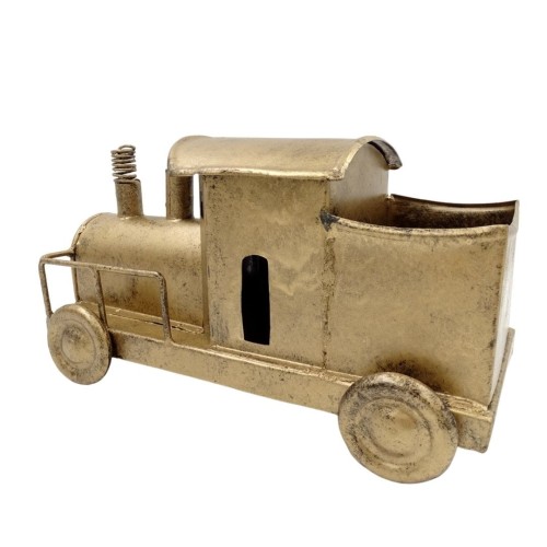 Retro lokomotywa - model metalowy Parowa Figurka (2).jpg