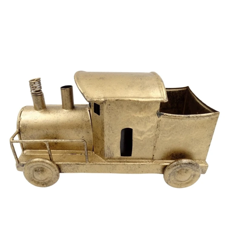 Retro lokomotywa - model metalowy Parowa Figurka (3).jpg