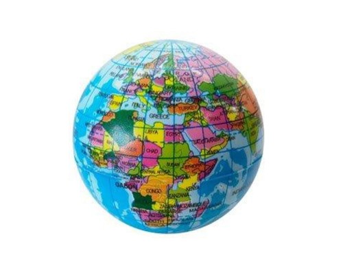 Piłeczka kula ziemska Piłka Globus ściskać odbijać 1.jpg
