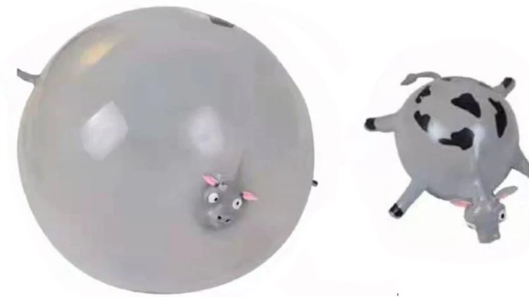 Piłka balon zwierzaki Dmuchany Nadmuchiwany wzory 1.jpg