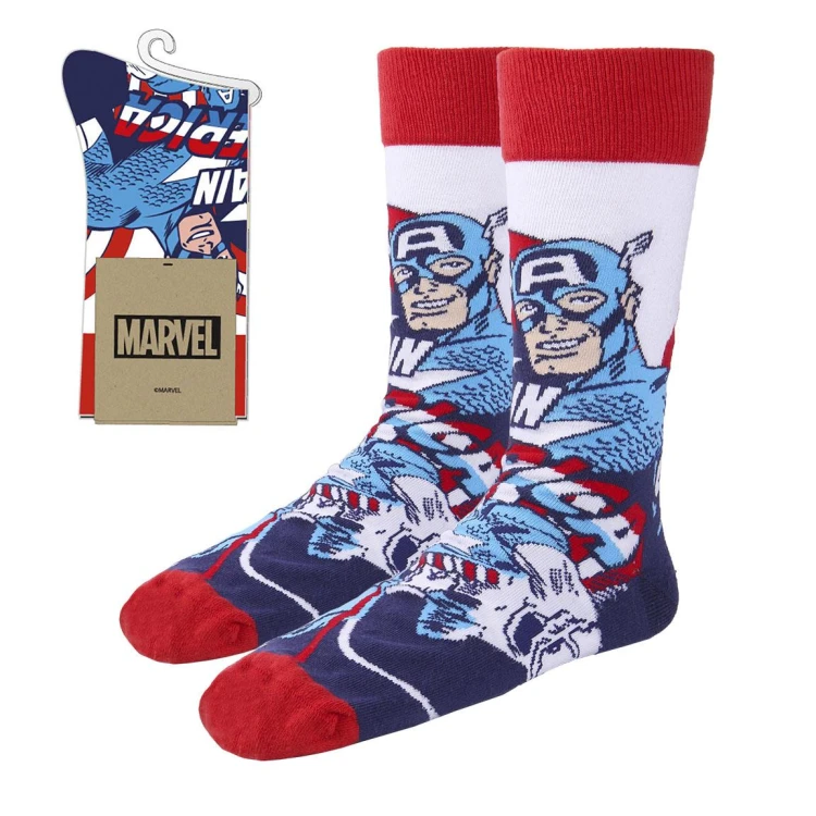 Skarpetki Marvel rozm 36-41, 40-46 Kapitan Ameryka (1).jpg
