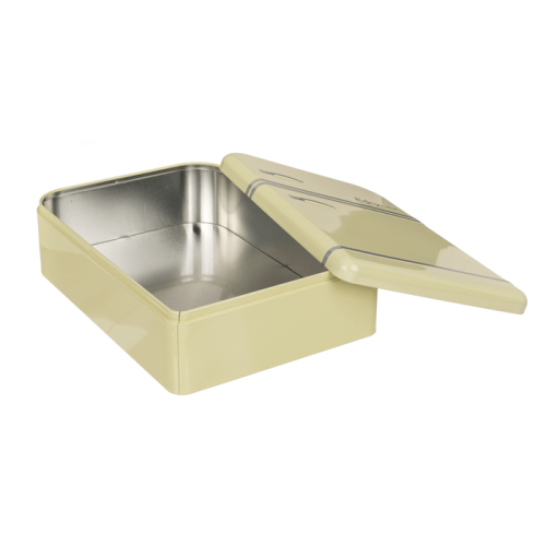 Kremowe Metalowe Pudełko lodówka Kuchenne Pojemnik (2).png