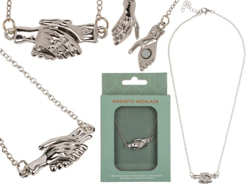 Magnetyczny Naszyjnik uścisk Wisiorek Łańcuszek .jpg