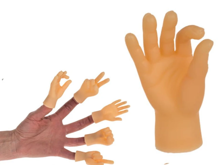 Mini pacynka na palce - gesty dłoni Palczaste ręce 1.jpg