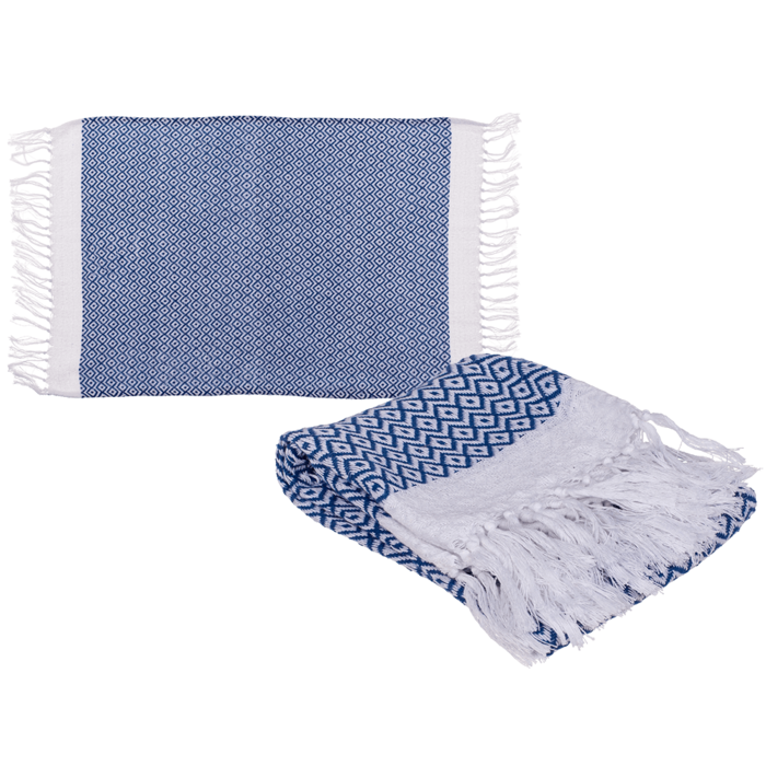 Ręcznik fouta niebiesko-biały 45x70 cm Sauna Basen (1).png