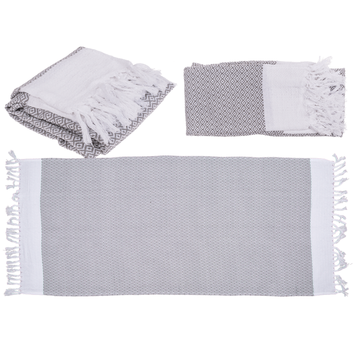 Ręcznik fouta szaro-biały 80x170cm Sauna Basen Spa (1).png