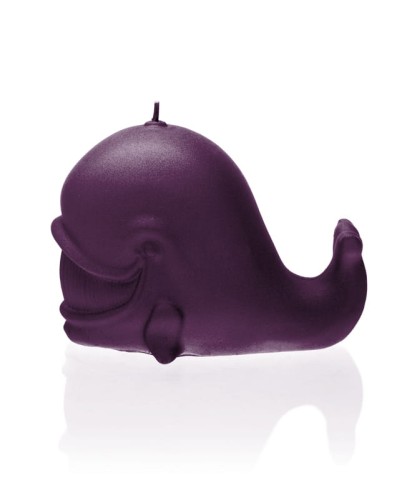 Świeca wieloryb - fiolet perłowy Dekoracyjna Ozdobna 2