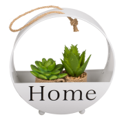 Metalowa Ścienna Doniczka Home 2szt czarna i biała (3).png