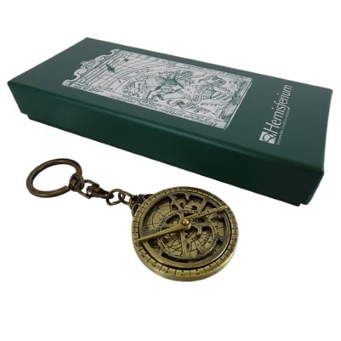 Brelok Astrolabium europejskie Breloczek Mosiądz (1).jpg