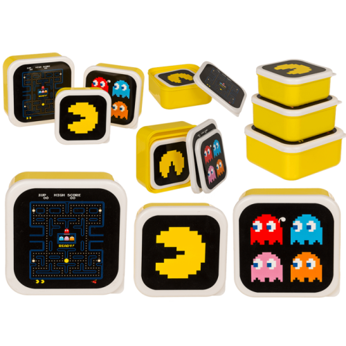 Pudełka na żywność lunchbox Pac-Man 3szt Pojemniki (1).png