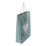 Torba prezentowa LOVE 25x8,5x34 cm biała zielona (2).png