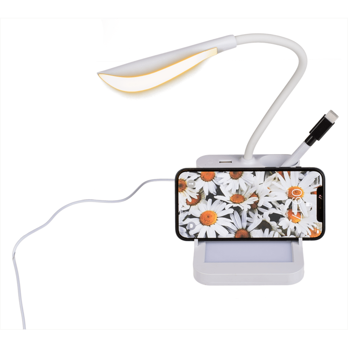 Lampka na biurko z wejściem USB Uchwyt Smartphone (4).png