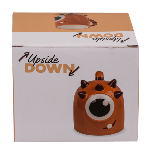 Kubek z odwróconą głową Pomarańczowy Potwór 400ml (2).png