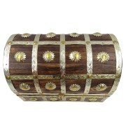 Szkatułka drewniana metalowymi zdobieniami Pudełko (4).jpg