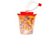 Kubek Plastik Rurka Pokrywka wiejskie zwierzęta 3D (1).jpg