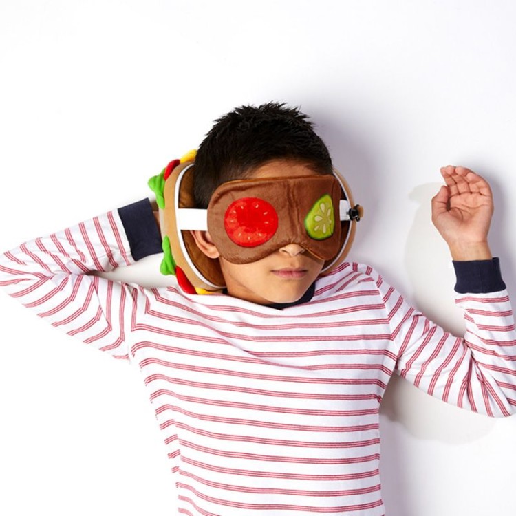 Poduszka Podróżna i Maska ​​na oczy Hamburger (1).jpg