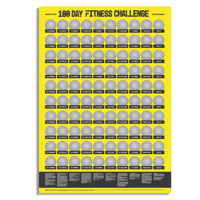 Plakat zdrapka 100 dni Fitness challenge Ćwiczenia 3.png