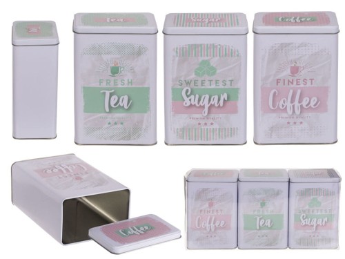 Zest puszek na Kawę Herbatę Cukier kolor mięta-róż .jpg