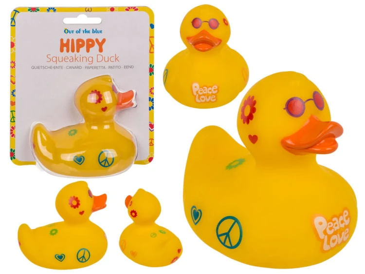 Kaczuszka do kąpieli hippy Wody Wanny Hipis Pacyfa .jpg