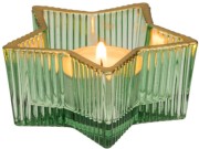 Świecznik gwiazda na tealight świeczkę Szklany 1.jpg