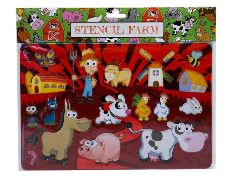 Szablon do Rysowania zwierzęta wiejskie DIY wzory 1.jpg