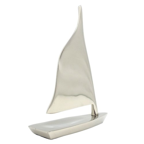 Figurka dekoracyjna jacht 25 cm Zagłówka Aluminium (2).jpg