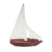 Figurka dekoracyjna jacht 27 cm Zagłówka Aluminium (1).jpg