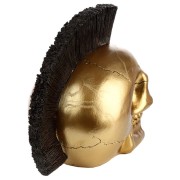 Figurka Złota Czaszka Punk Mohican Pank Irokez 15cm (4).jpg
