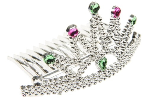 Mini tiara księżniczki - grzebyk Korona Przebranie (1).jpeg
