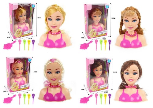 Lalka do czesania z akcesoriami S Głowa mix wzorów 2.jpg