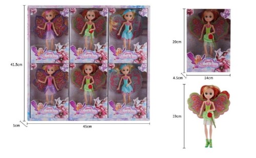 Lalka Wróżka w pudełku mix wzorów ze Skrzydełkami2.jpg