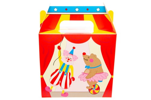 Pudełko na przekąski Składane rozmiar L - cyrk (2).jpg