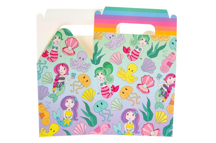 Pudełko na przekąski Składane rozmiar L - syrenka (3).jpg