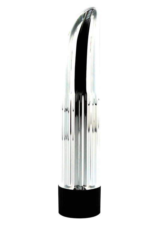 Mini wibrator Lady Finger - srebrny 13cm Mały (3).jpg