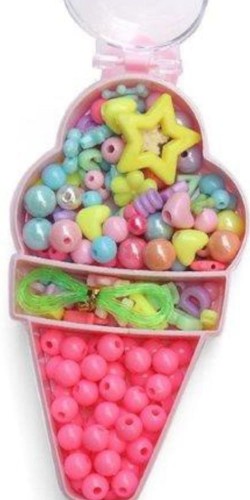Zestaw koralików Lody zrób to sam Biżuteria dzieci 1.jpg