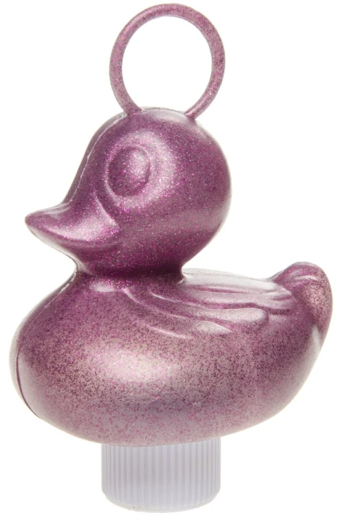 Kaczuszka do kąpieli z zawieszką Brokat duża mix 1.jpg