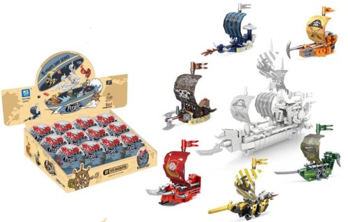 Zestaw klocków w kuli - statek piracki Mix wzorów 2.jpg