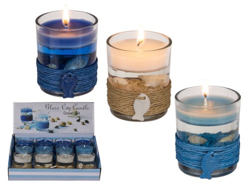 Świeczka morska Zapachowa Pachnąca muszle mix 2.jpg