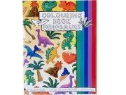 Kolorowanka z naklejkami dla dzieci - Dinozaury A4 1.jpg