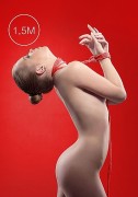 Mini lina erotyczna Kinbaku 1,5 m - czerwona Sznur (2).jpg