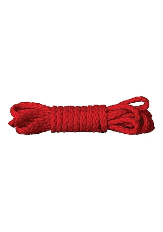 Mini lina erotyczna Kinbaku 1,5 m - czerwona Sznur (3).jpg