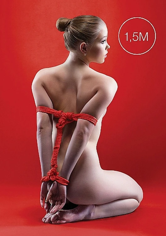 Mini Lina Erotyczna Japońska 1,5m - czerwona Sznur (2).jpg