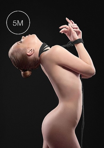 Lina erotyczna Kinbaku 5m czarna Sznur do wiązania (2).jpg