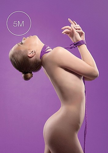 Lina erotyczna Kinbaku 5m fiolet Sznur do wiązania (2).jpg