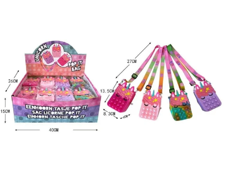 Torebka na ramię jednorożec Fidget pop It Bąbelki (2).jpg